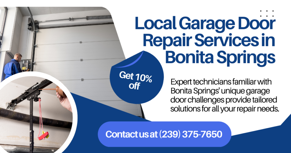 local services of garage door repair in bonita springs