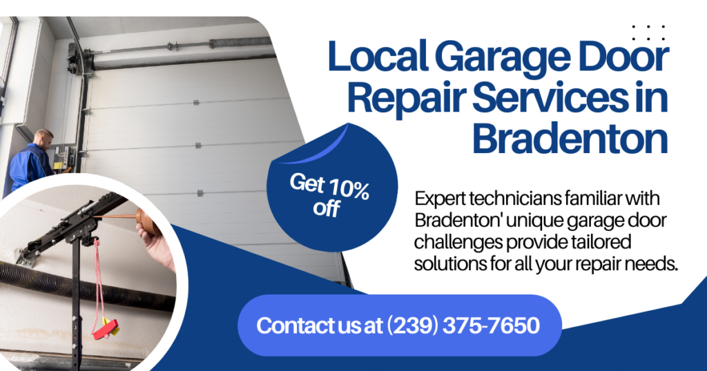 local garage door repair in bradenton