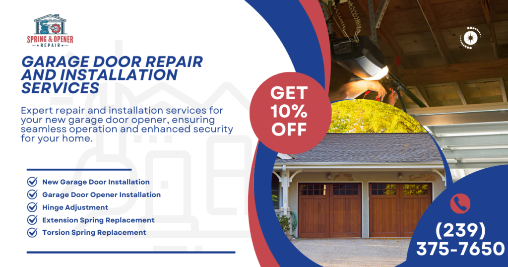 Garage door repair services in Tampa Florida