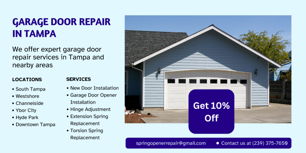 Garage Door Repair Tampa, FL